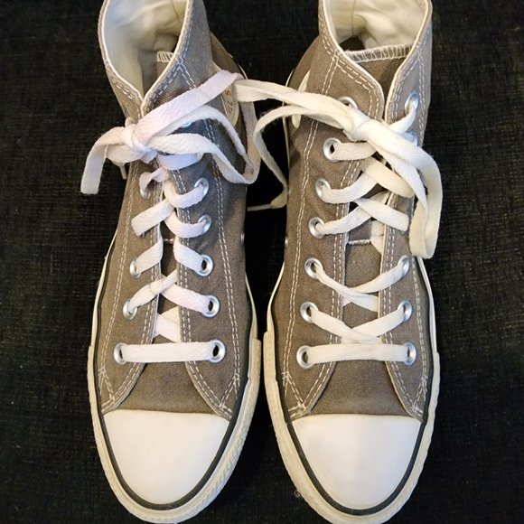 Converse All Stars Grey High Tops - Unisex - Picture 7 of 9